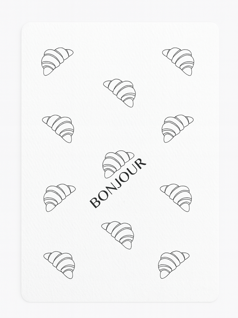Carte postale - Croissant